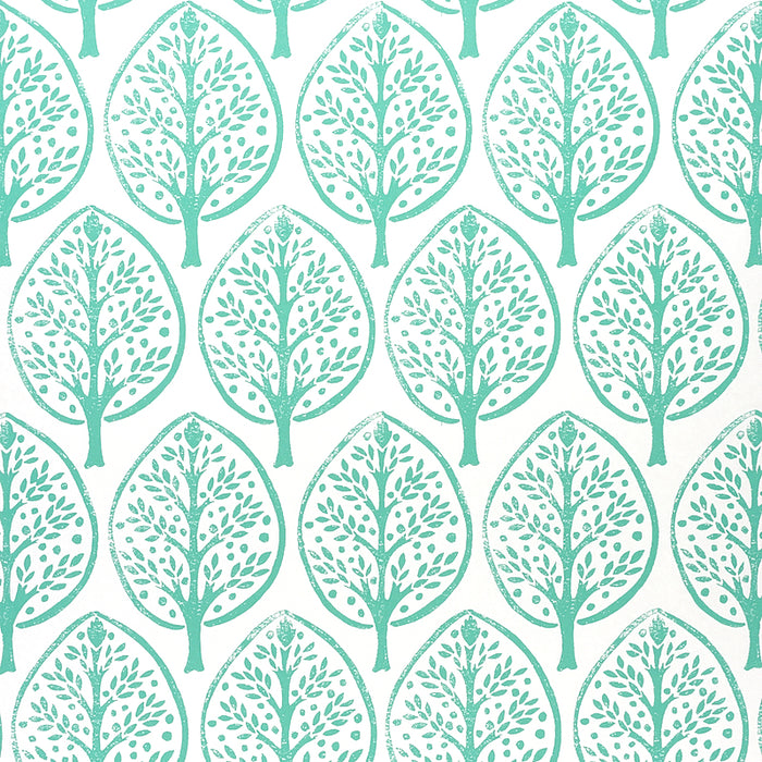 Schumacher Tree Seaglass Wallpaper 5011180