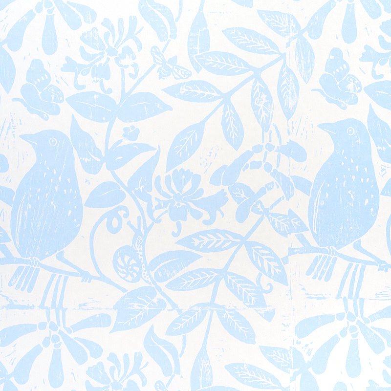 Schumacher Bird & Bee Sky Wallpaper 5011190