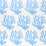 Schumacher Coral Blue Wallpaper 5011201