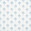 Schumacher Dahlia Hand Blocked Print Blue Wallpaper 5011230