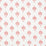 Schumacher Dahlia Hand Blocked Print Red Wallpaper 5011232