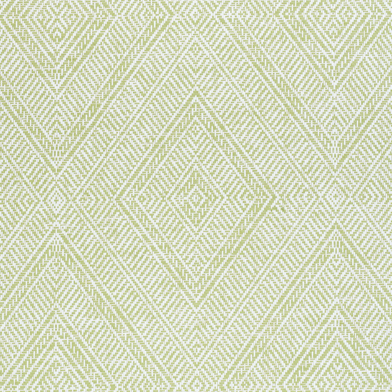 Schumacher Tortola Paperweave Green Wallpaper Sample 5011251