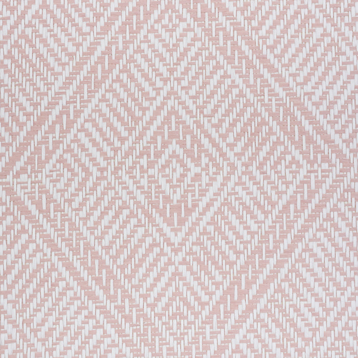 Schumacher Tortola Paperweave Pink Wallpaper Sample 5011252