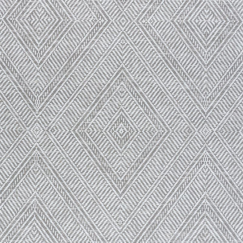 Schumacher Tortola Paperweave Grey Wallpaper Sample 5011253