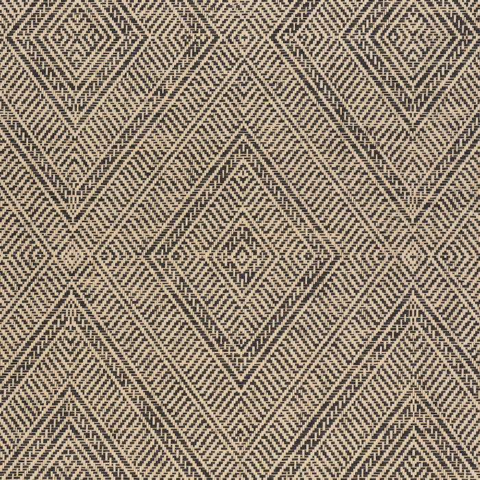 Schumacher Tortola Paperweave Carbon Wallpaper Sample 5011254