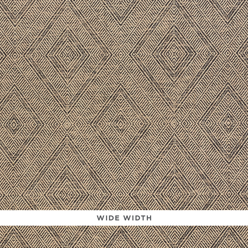 Schumacher Tortola Paperweave Carbon Wallpaper 5011254