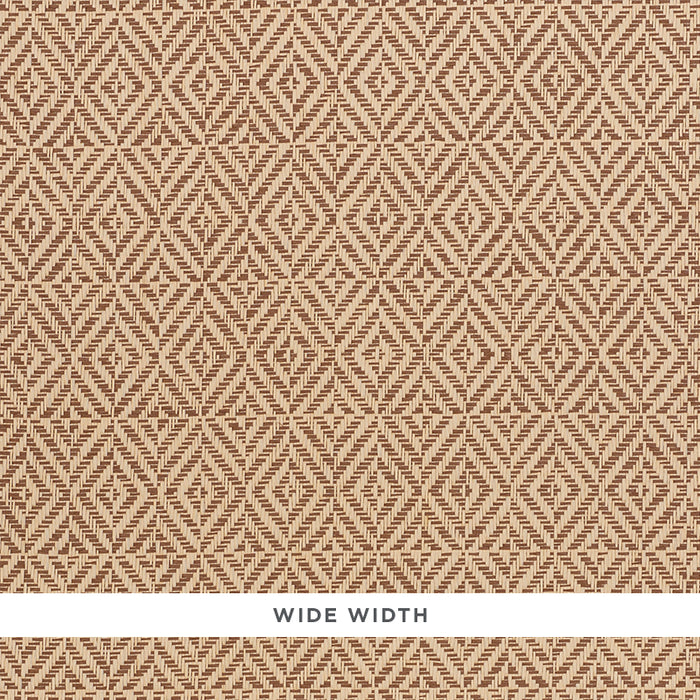 Schumacher Jubilee Paperweave Brown Wallpaper Sample 5011272