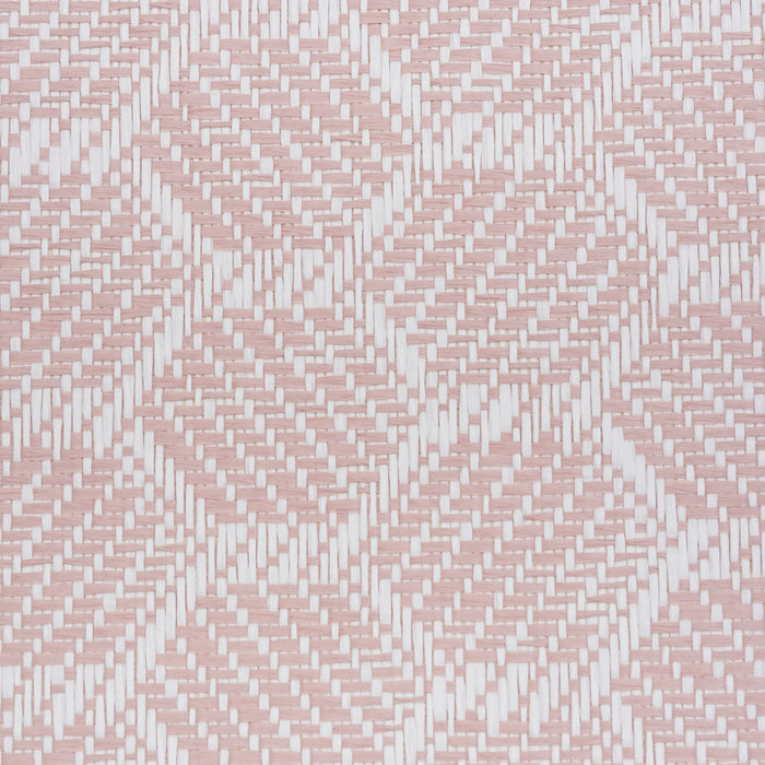 Schumacher Abaco Paperweave Blush Wallpaper 5011280