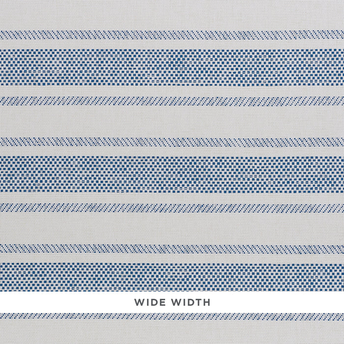 Schumacher Oxnard Paperweave Blue Wallpaper Sample 5011302