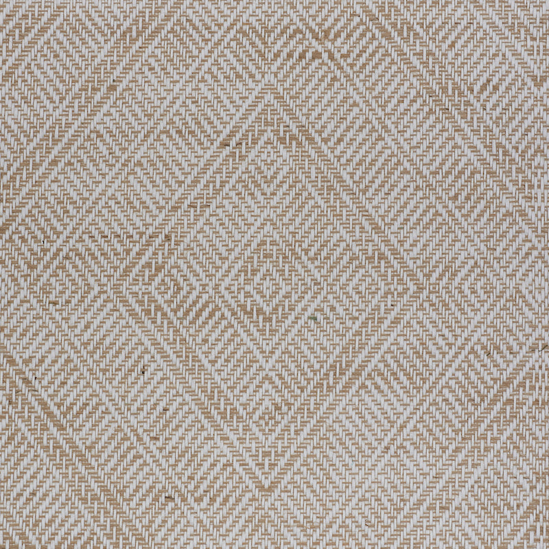 Schumacher Tortola Linen Paperweave Natural Wallpaper Sample 5011320