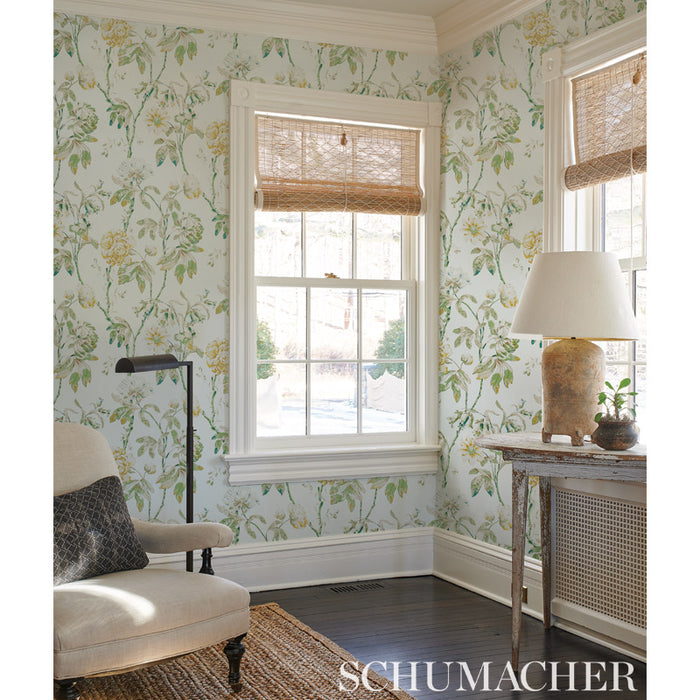 Schumacher Daydream Citron Wallpaper 5011400