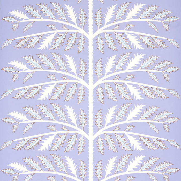 Schumacher Thistle Lavender Wallpaper 5011431