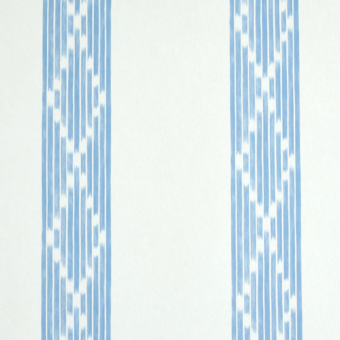 Schumacher Sequoia Stripe Blue Wallpaper 5011532