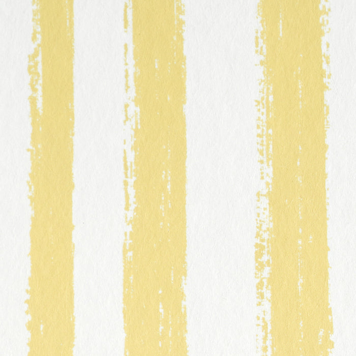 Schumacher Sketched Stripe Yellow Wallpaper 5011543