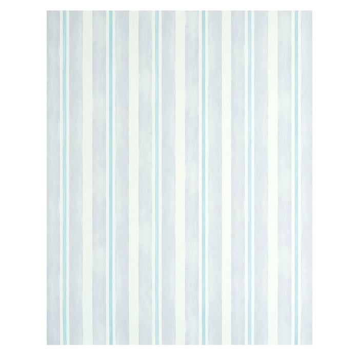 Schumacher Watercolor Stripe Lavender Wallpaper 5011572