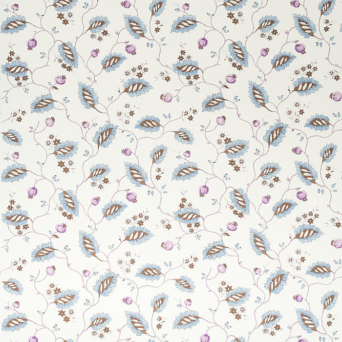 Schumacher Maryam Vine Sky & Plum Wallpaper 5011601