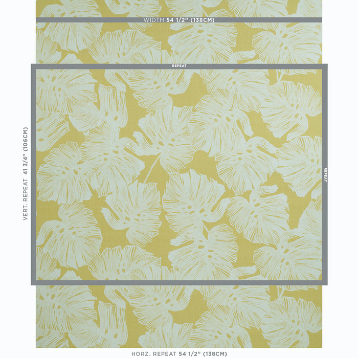 Schumacher Del Coco Yellow Wallpaper 5011631