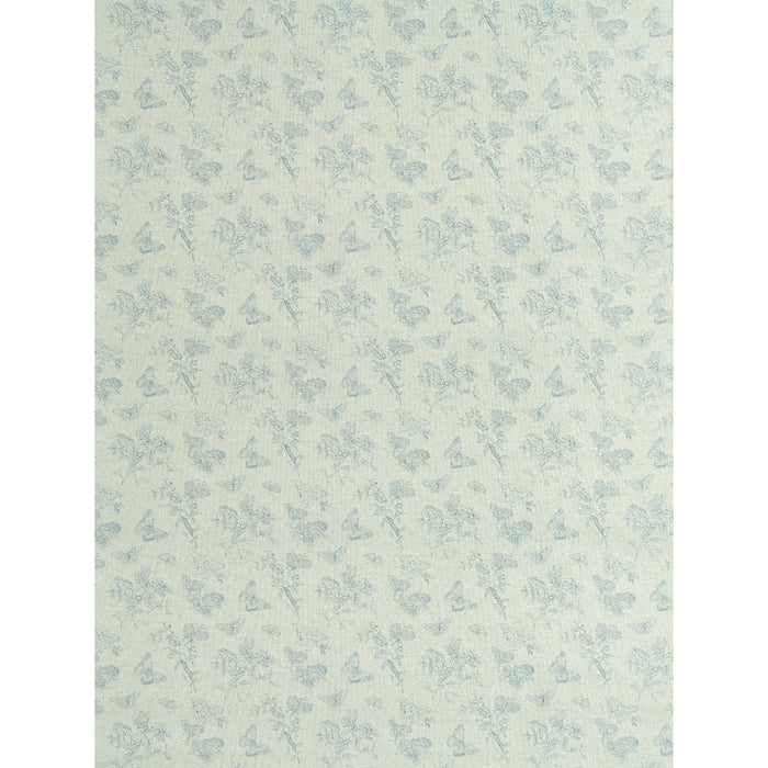 Schumacher Baudin Butterfly Linen Blue Wallpaper 5011831