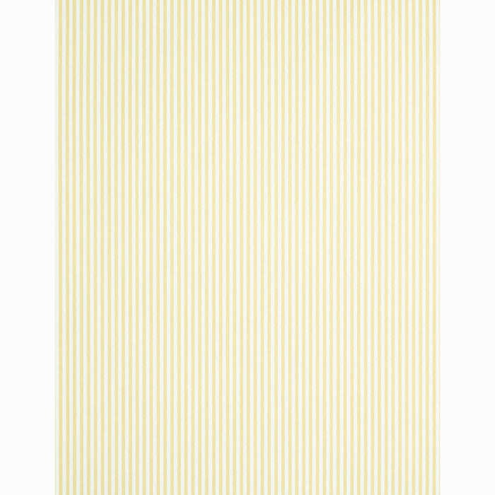 Schumacher Edwin Stripe Narrow Buttercup Wallpaper 5011870