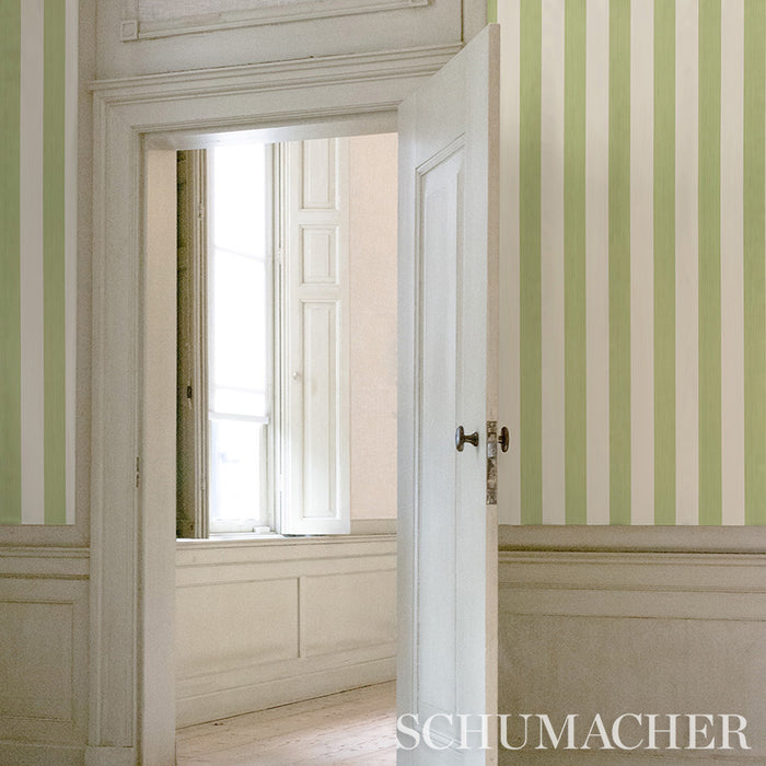 Schumacher Edwin Stripe Wide Sky Wallpaper 5011900