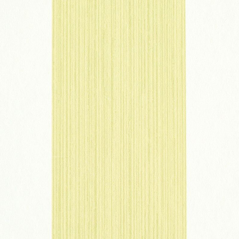 Schumacher Edwin Stripe Wide Citron Wallpaper 5011908