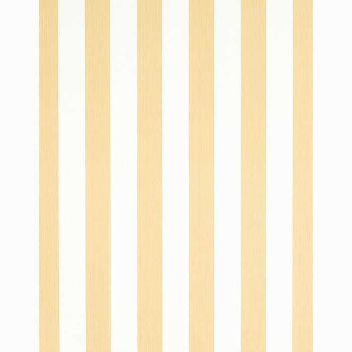 Schumacher Edwin Stripe Wide Wheat Wallpaper 5011912