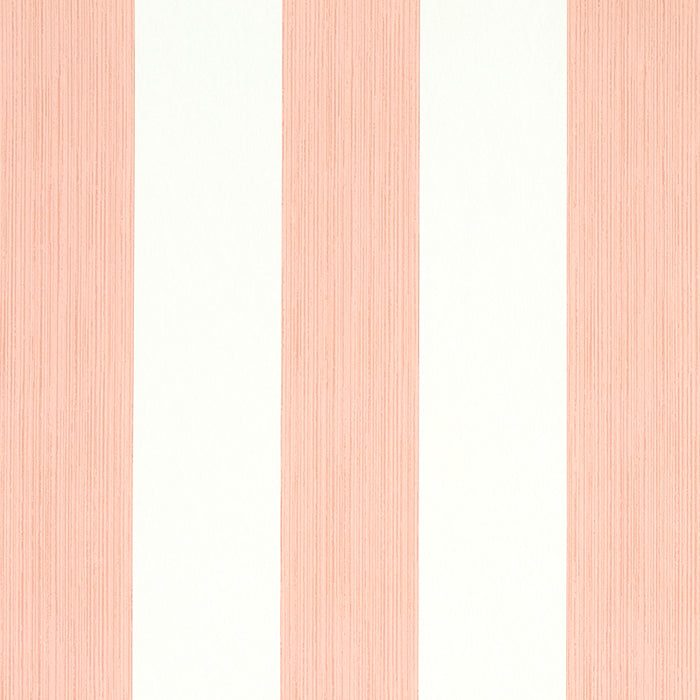 Schumacher Edwin Stripe Wide Pink Wallpaper 5011915