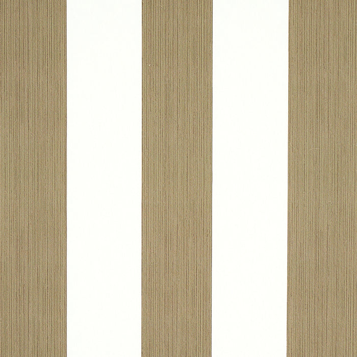 Schumacher Edwin Stripe Wide Mushroom Wallpaper 5011919