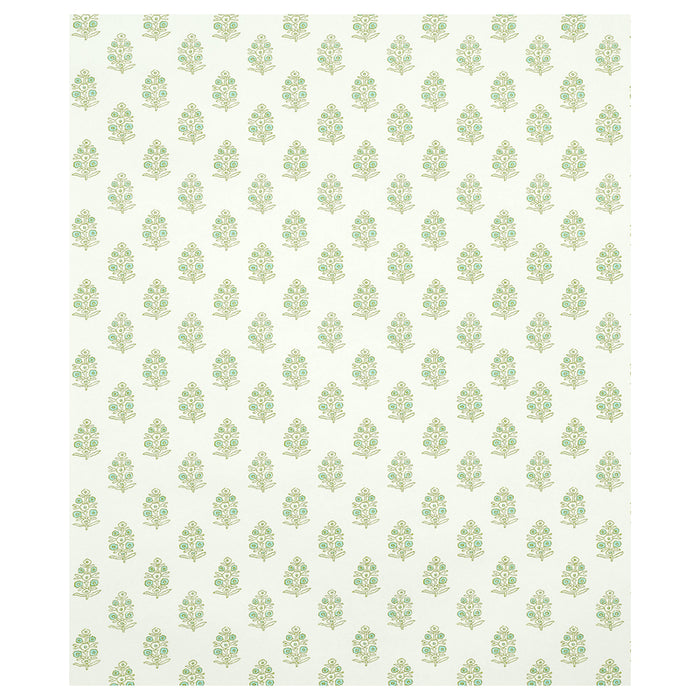 Schumacher Aditi Green Wallpaper 5011931