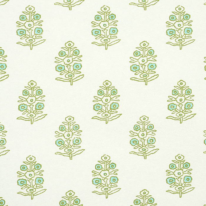 Schumacher Aditi Green Wallpaper 5011931