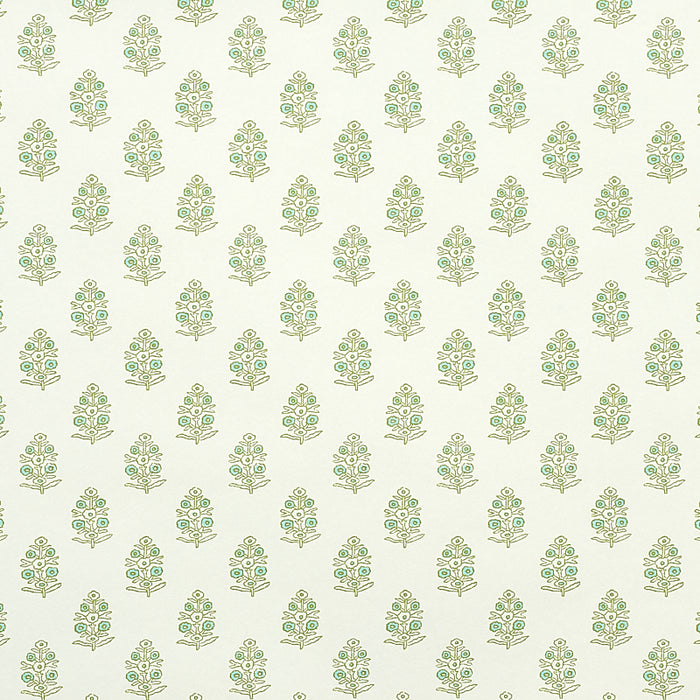 Schumacher Aditi Green Wallpaper 5011931