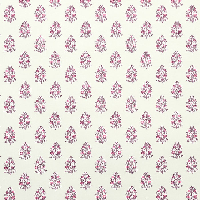 Schumacher Aditi Pink Wallpaper 5011932