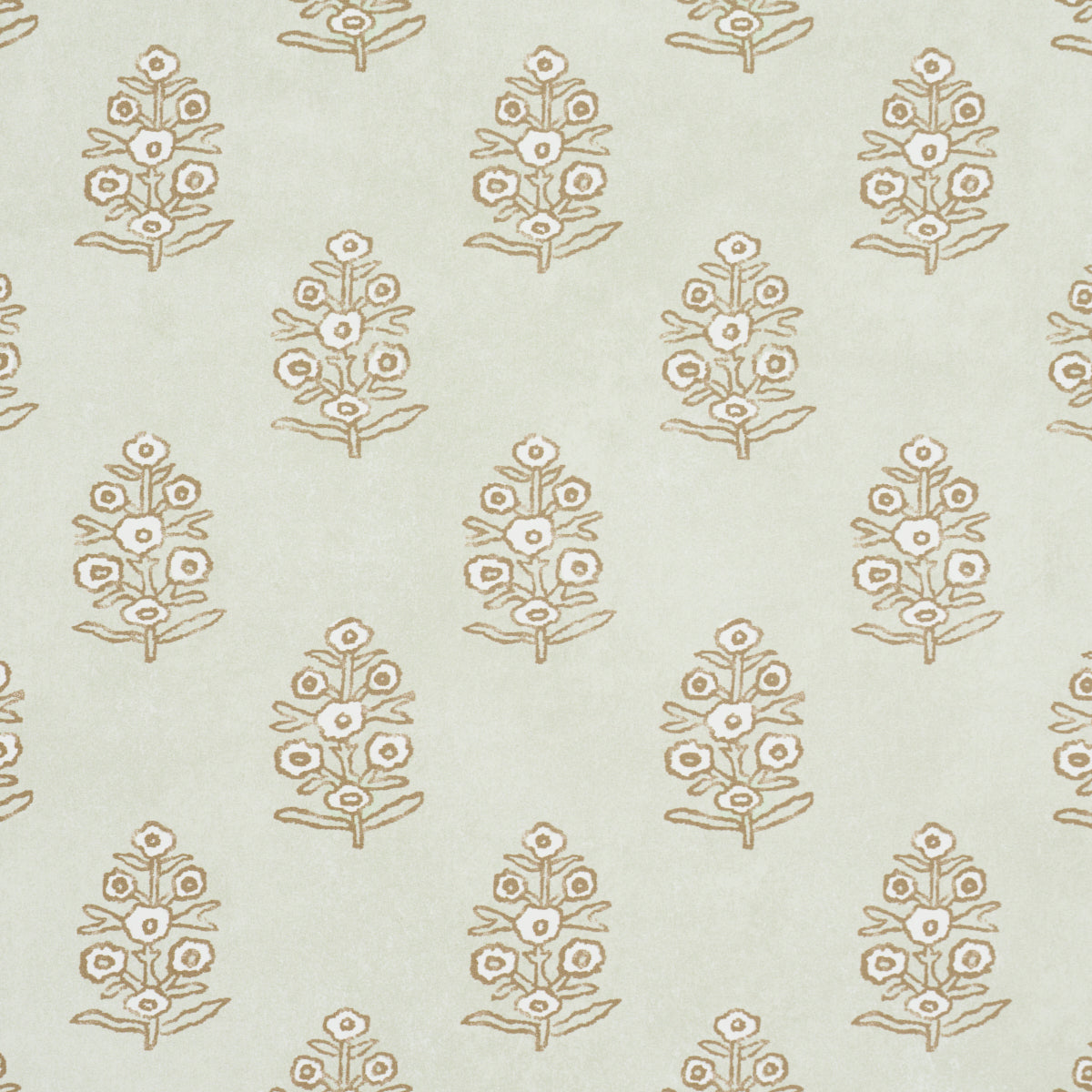 Schumacher Aditi Sage Wallpaper 5011934