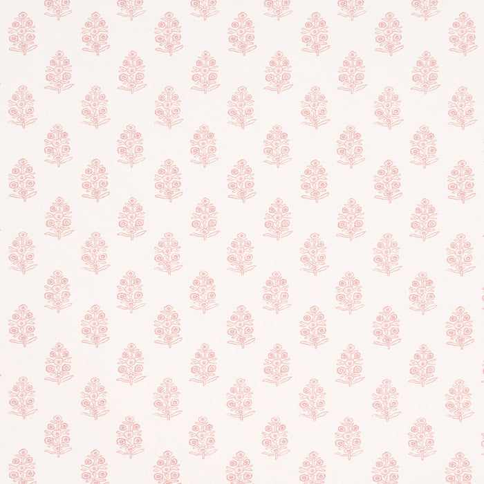 Schumacher Aditi Blush Wallpaper 5011935