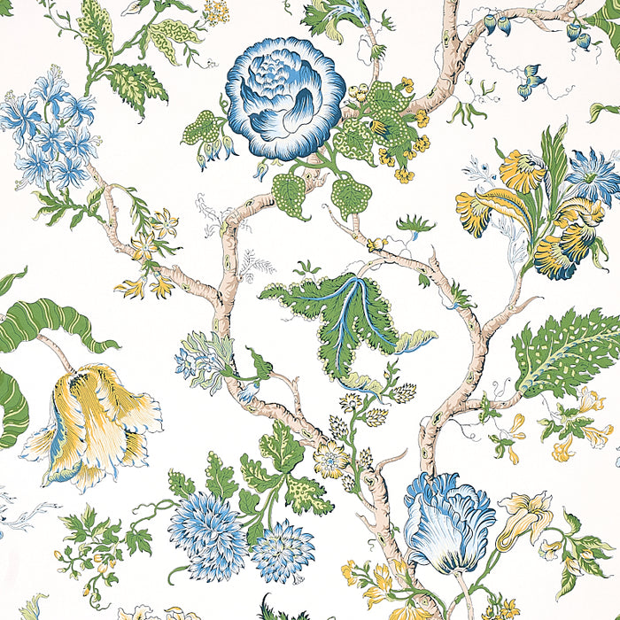 Schumacher Josephine Blue Wallpaper 5012010