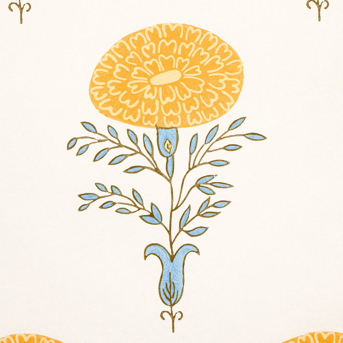 Schumacher Marigold Yellow Wallpaper 5012071