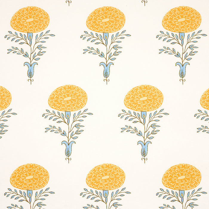 Schumacher Marigold Yellow Wallpaper 5012071