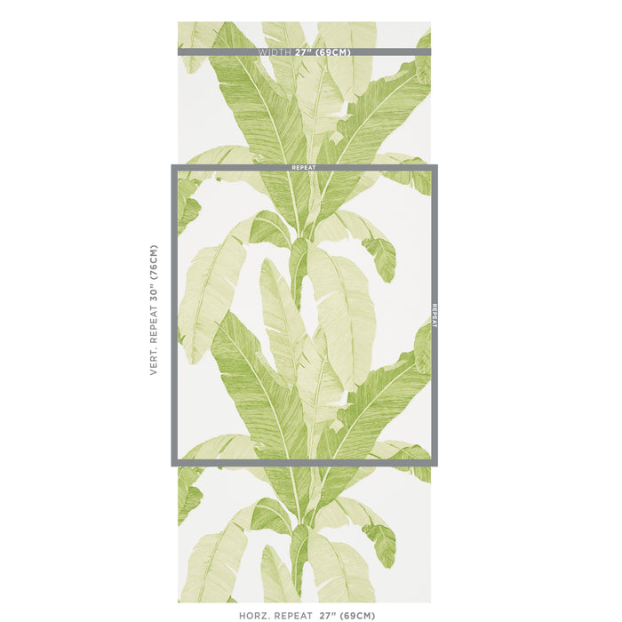 Schumacher Erisimo Leaf Wallpaper 5012110