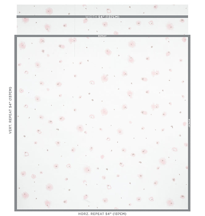 Schumacher Stellar Blush Wallpaper 5012191