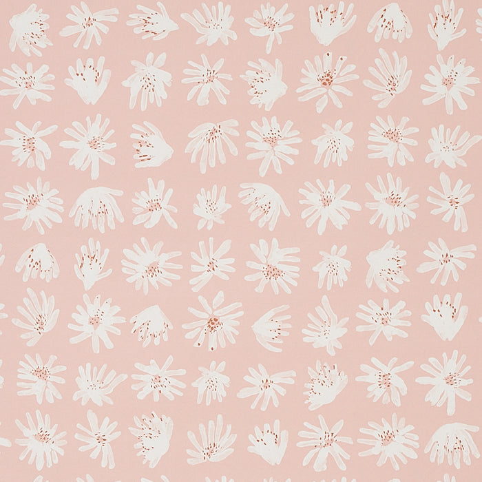 Schumacher Meadow Rock Blush Wallpaper 5012230