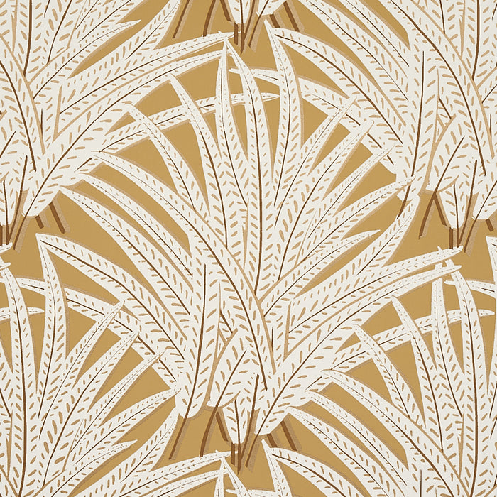 Schumacher Zenada Gold Wallpaper Sample 5012241