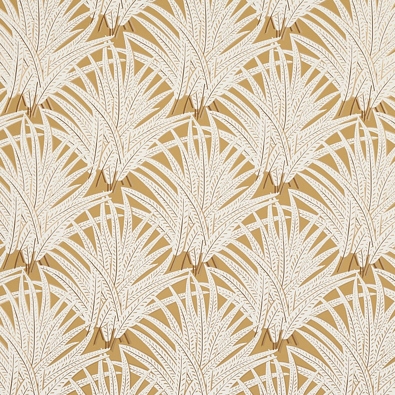 Schumacher Zenada Gold Wallpaper Sample 5012241