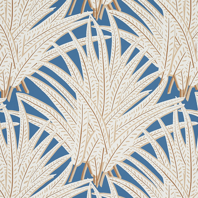 Schumacher Zenada Blue Wallpaper Sample 5012242