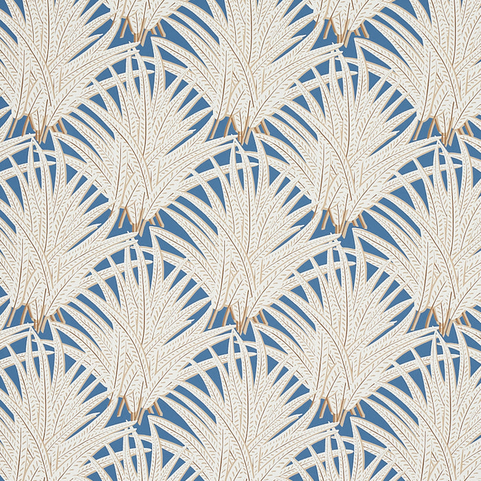 Schumacher Zenada Blue Wallpaper 5012242