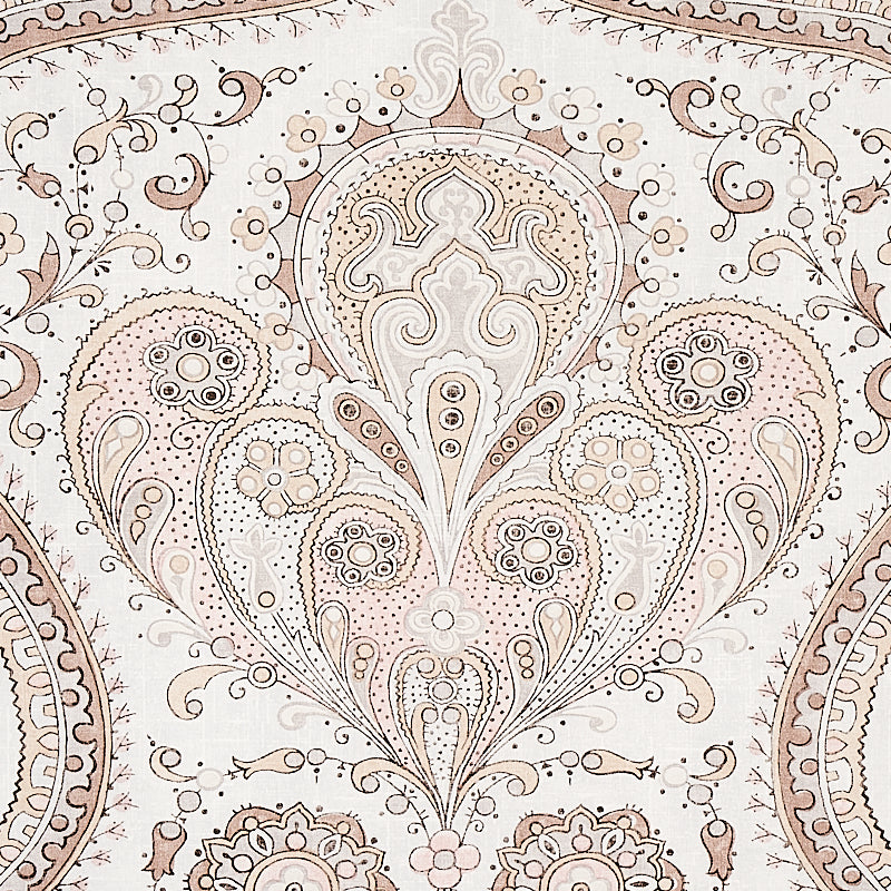 Schumacher Paisley Court Sand Wallpaper 5012272