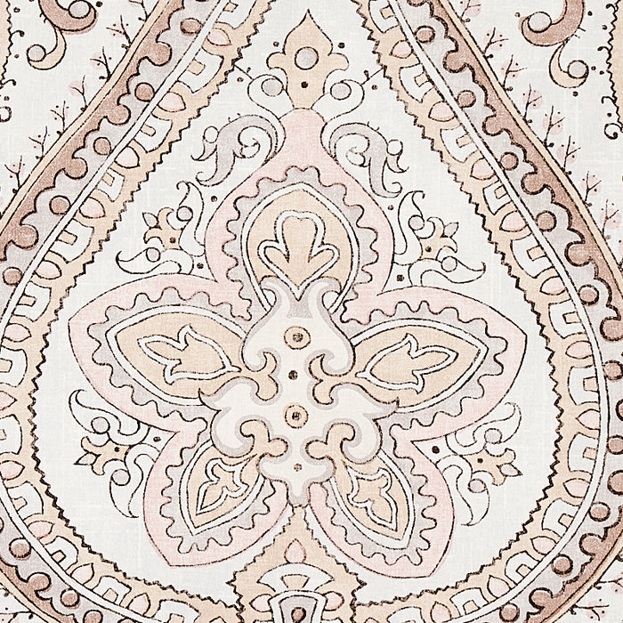 Schumacher Paisley Court Sand Wallpaper 5012272