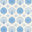 Schumacher Chamba Crown Sisal Blue Wallpaper 5012282