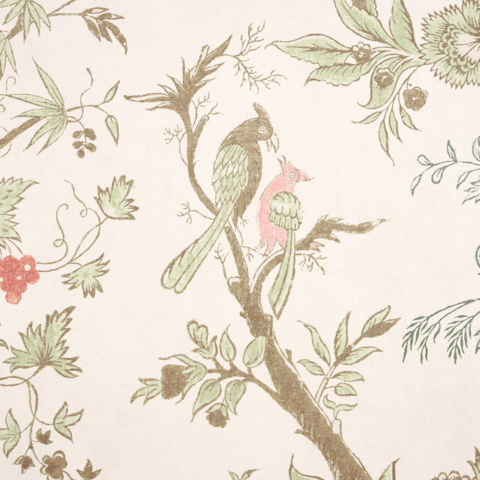 Schumacher Amaltas Panel Set Green & Pink Wallpaper 5012333