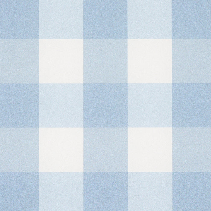 Schumacher Willa Check Small Chambray Wallpaper 5012360