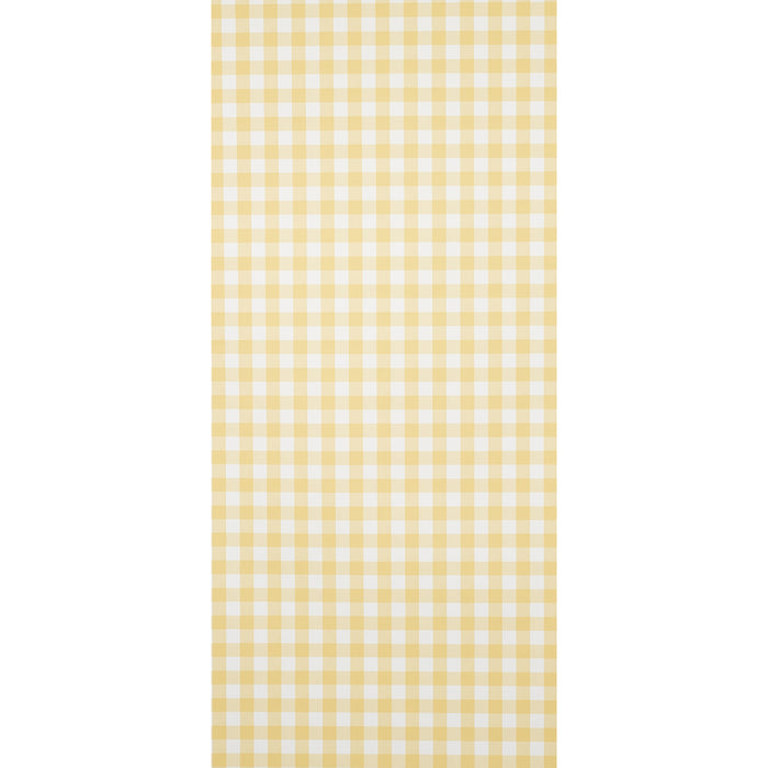 Schumacher Willa Check Small Yellow Wallpaper 5012363